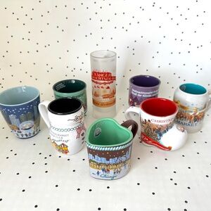 🎄 Weihnachtsmarkt 🎄 Mitbringsel Glühwein Tassen Mug Set Germany USA